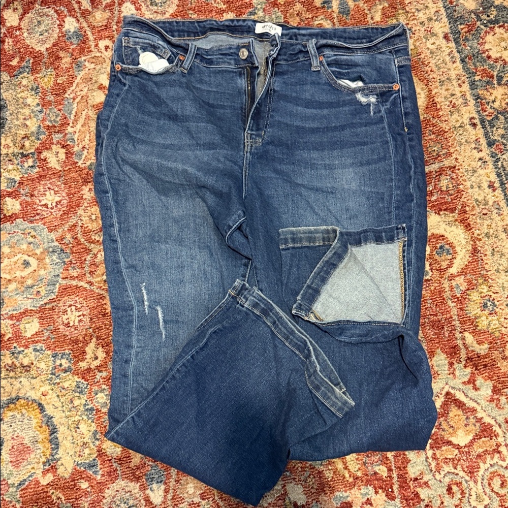 Artemis Design Co. Women's Blue Boot Cut Jeans